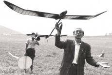 1946 - model Superfantazie Zdeňka Husičky při startu