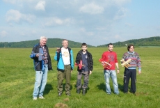 Na závěr skupinové foto - hydroplány to přežily